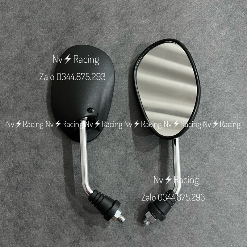 Kính kiểu Wave thái spark chân inox 10 ly thuận bắt thông dụng nhiều dòng xe