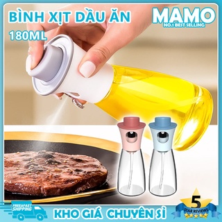 Bình xịt dầu ăn phun sương cho nồi chiên không dầu chai thủy tinh cao cấp 180ml-LO53