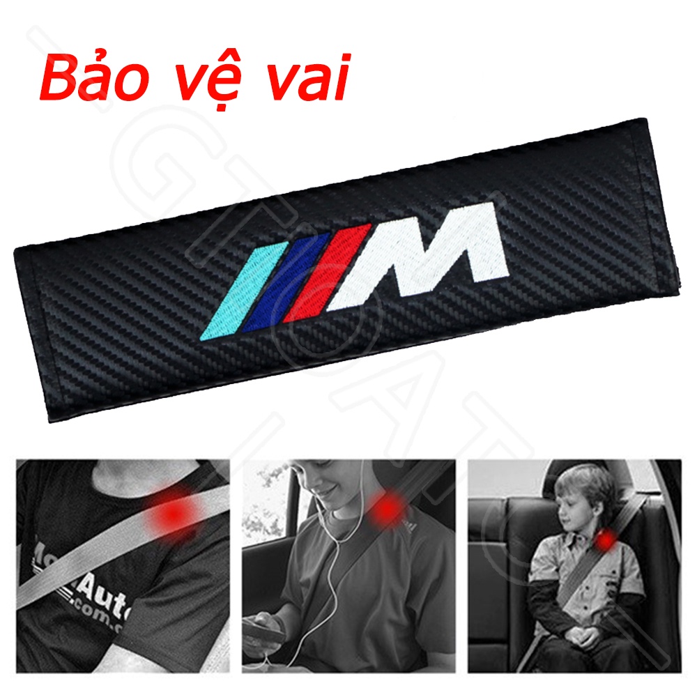GTIOATO Cho BMW M2 Sợi Carbon DâY Đai An ToàN Ô Tô CàI DâY An ToàN Ô Tô BọC DâY An ToàN Xe HơI Phụ Kiện Oto Trang Trí Oto Phụ KiệN BêN Trong Ô Tô