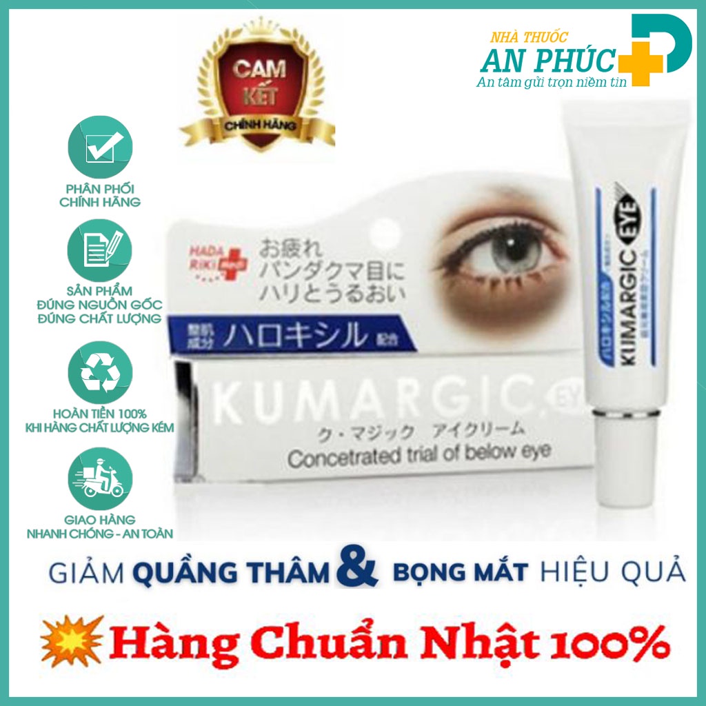 Kem mắt Kumargic Eye hàng chuẩn Nhật Bản.