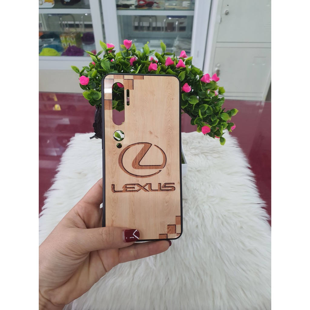 Ốp lưng cao cấp giả gỗ khắc hình logo cao cấp Xiaomi mi 11 10 / note 10 / note 10 pro / CC9 pro  Mi 12 12x 12 pro