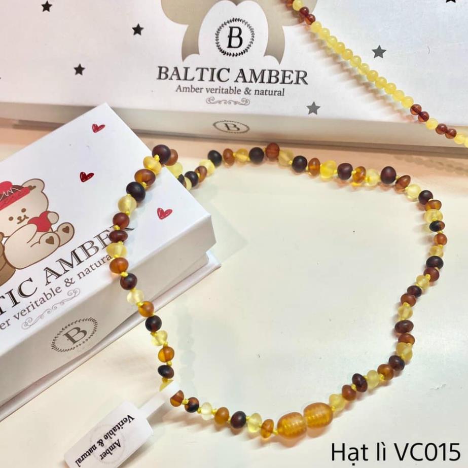 Vòng cổ & vòng tay hổ phách cho bé - Bibi Kids