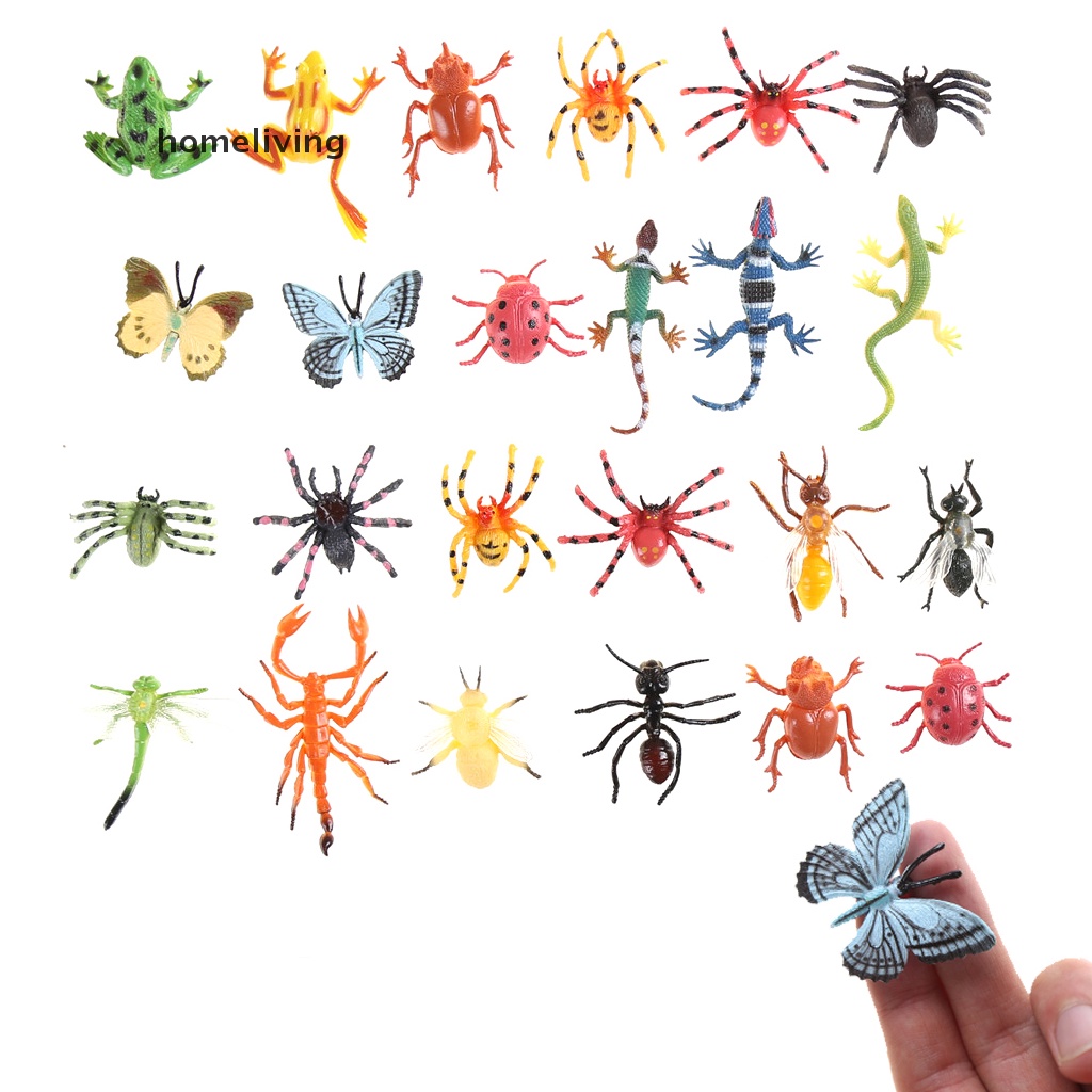 Set 12 Mô Hình Côn Trùng Bằng Nhựa Đồ Chơi Cho Bé