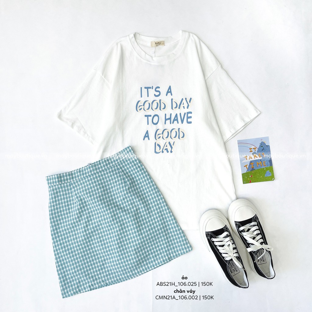 [HÀNG CÓ SẴN] Chân váy chữ A công sở lưng cao kẻ Caro có quần trong CMN21A_106.002 (ẢNH THẬT) | BigBuy360 - bigbuy360.vn