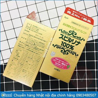 Tảo xoắn Spirulina Nhật Bản 2200 viên (date 2023)