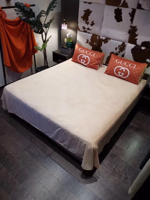 BỘ CHĂN GA GỐI NỈ NHUNG 5D 4 MÓN CAO CẤP. Free bo chun theo kích thước