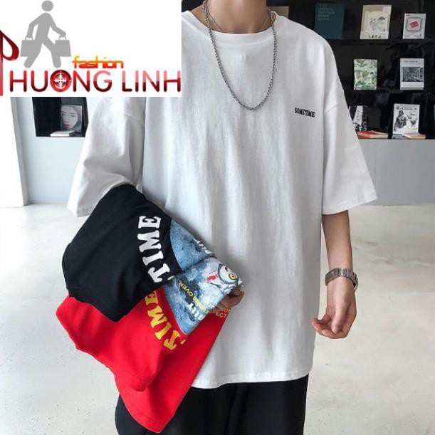 [Có video] Áo thun nam form rộng tay lỡ 65x46x23 (cm) - T shirt made in VietNam - Thời Trang Phương Ling - ms148  ྇