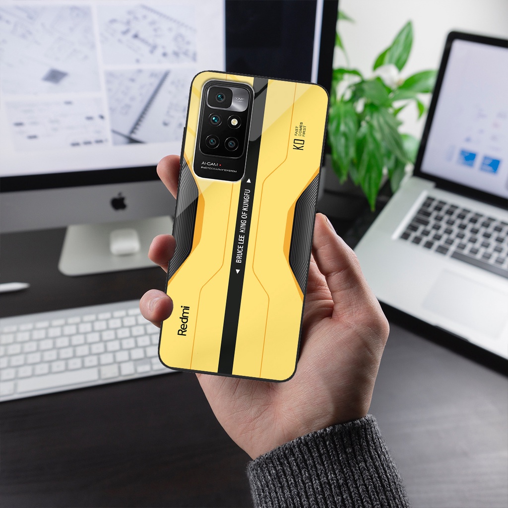 Ốp kính Xiaomi redmi 10 / Redmi Note 11 4G  mặt lưng chống bể Edition