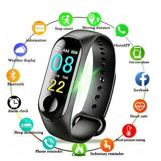 Vòng đeo tay thông minh kết nối Bluetooth theo dõi sức khỏe cho iOS Android