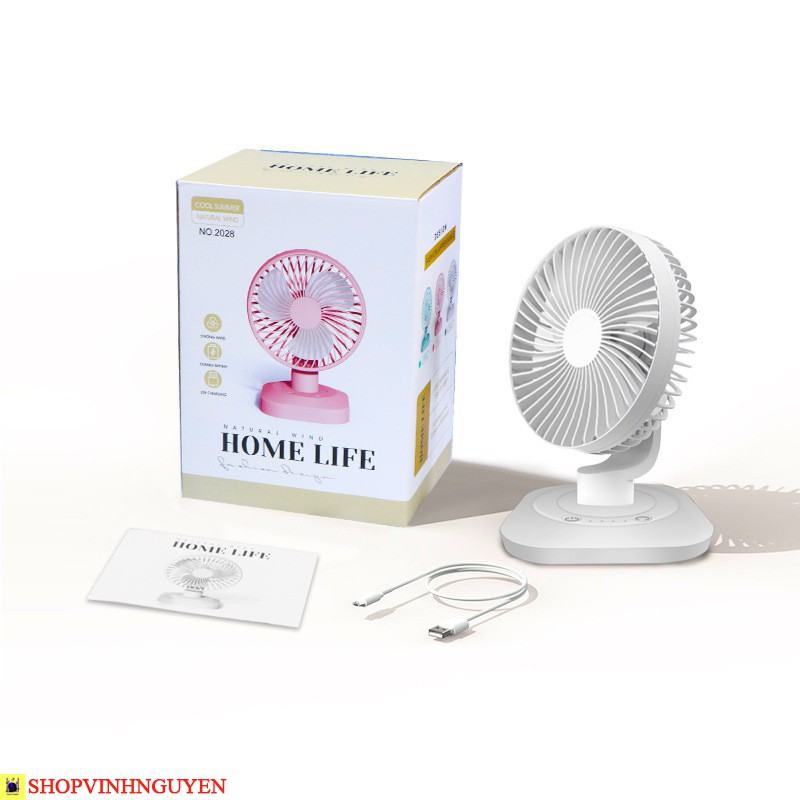Quạt Điều Hòa Để Bàn Mini Y1 Tích Hợp Pin Sạc Khủng 3000mAh Có Chế Độ Xoay 120 Độ Độ Ồn Thấp Làm Mát Hiệu Quả | BigBuy360 - bigbuy360.vn