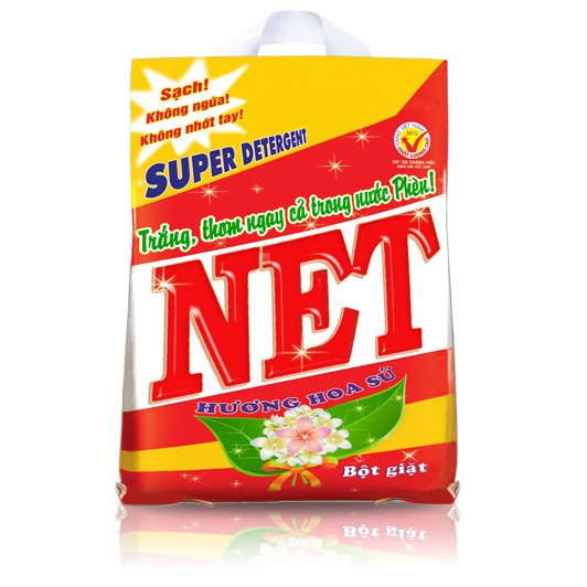 BỘT GIẶT NET HƯƠNG HOA SỨ 6KG