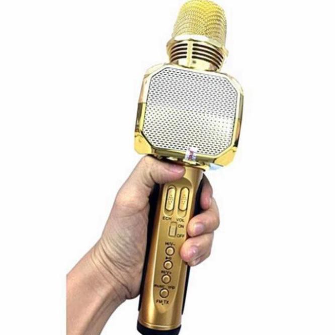 Mic Karaoke, Micro Bluetooth Karaoke SD10 không dây bảo hành 6 tháng - Bắt giọng tốt, âm vang