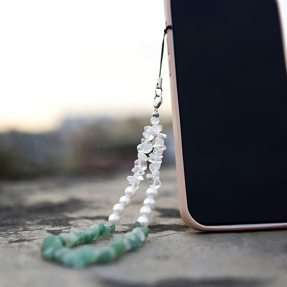 Dây Treo Điện Thoại Đính Hạt Ngọc Trai Chống Thất Lạc Tiện Dụng