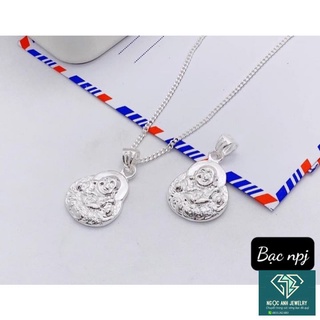 Dây chuyền,vòng cổ di lặc bạc cho bé-225
