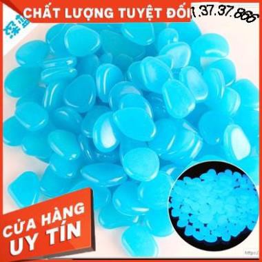 Set 50 đá dạ quang nhiều màu phát sáng trong đêm cho bể cá. Đá dạ quang 10/20/30/40/50 viên