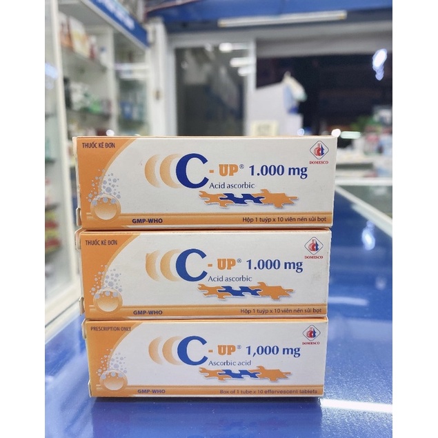 Viên sủi Vitamin C 1000mg Tuýp 10 viên - Tăng cường sức đề kháng