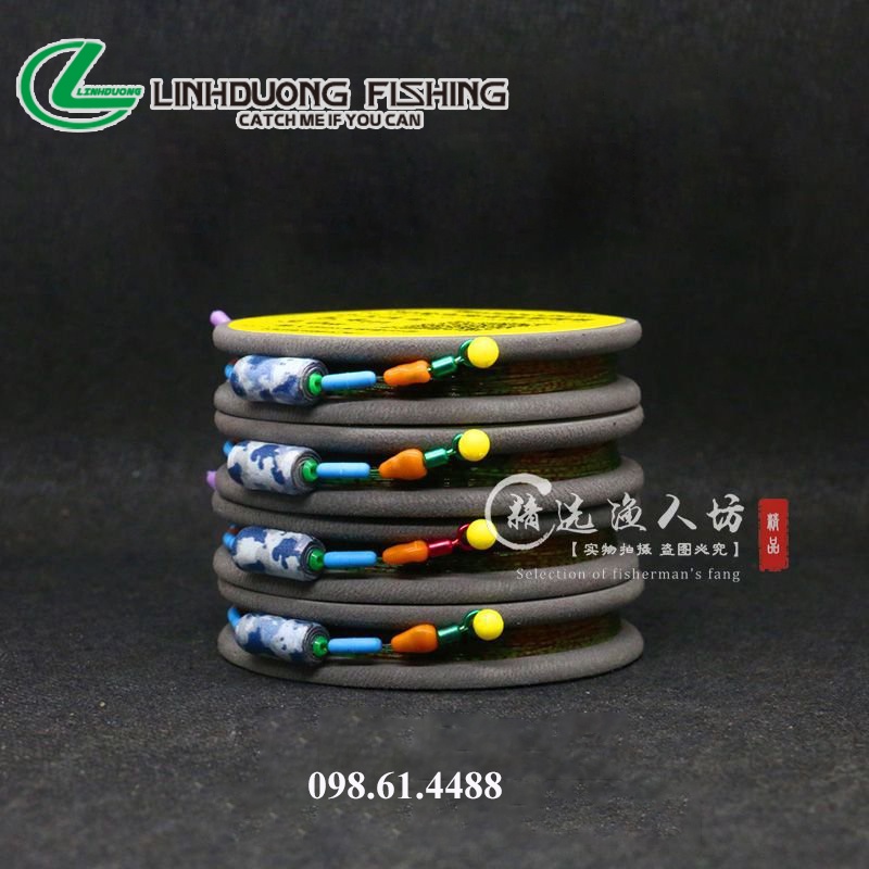 Trục Buộc Sẵn Cước Câu Cá Tàng Hình Có Đủ Size
