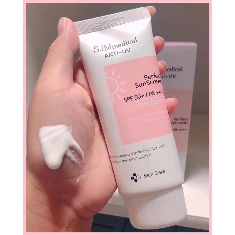 [Auth Hàn]Kem Chống Nắng Nâng Tone Da SJM Medical Anti UV Perfect SunScreen SPF50+/PA++++ 60g  - Hàn Quốc