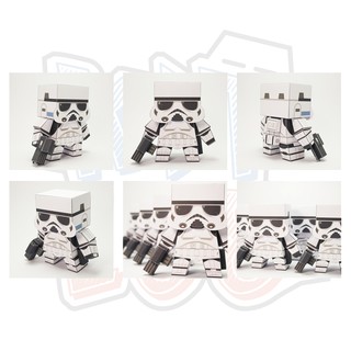 Mô hình giấy Anime Game Star War Chibi Stormtrooper