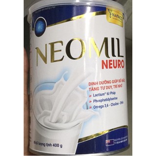 Sữa bột Neomil Neuro dành cho người tự kỷ, hộp 400g dinh dưỡng cho trẻ học tập căng thẳng, giảm stress,…