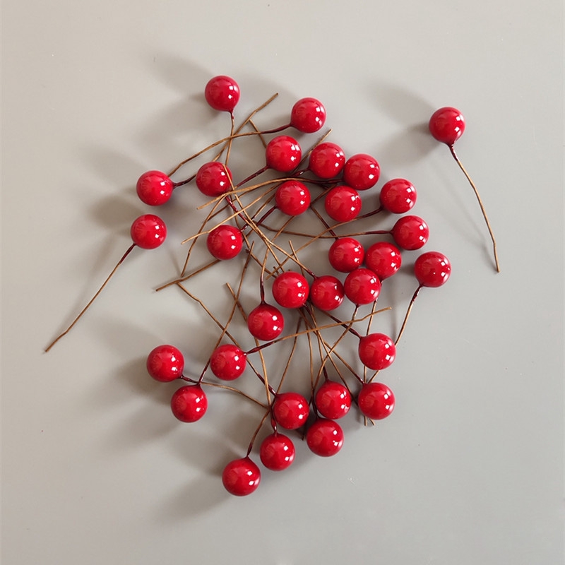Set 50 Quả Cherry Giả Xinh Xắn Dùng Để Trang Trí