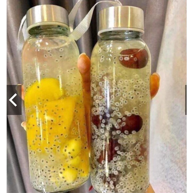 CHAI THỦY TINH NẮP Đậy 500ML.