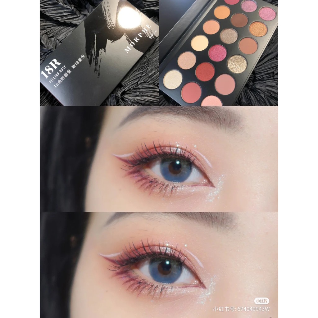 Bảng mắt Morphe 18 ô 18A, 18T, 18S, 18F, 18R