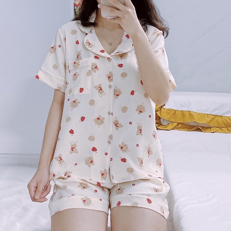 Bộ Đùi Chất Đũi Xốp Mềm Mát Awi Pyjama