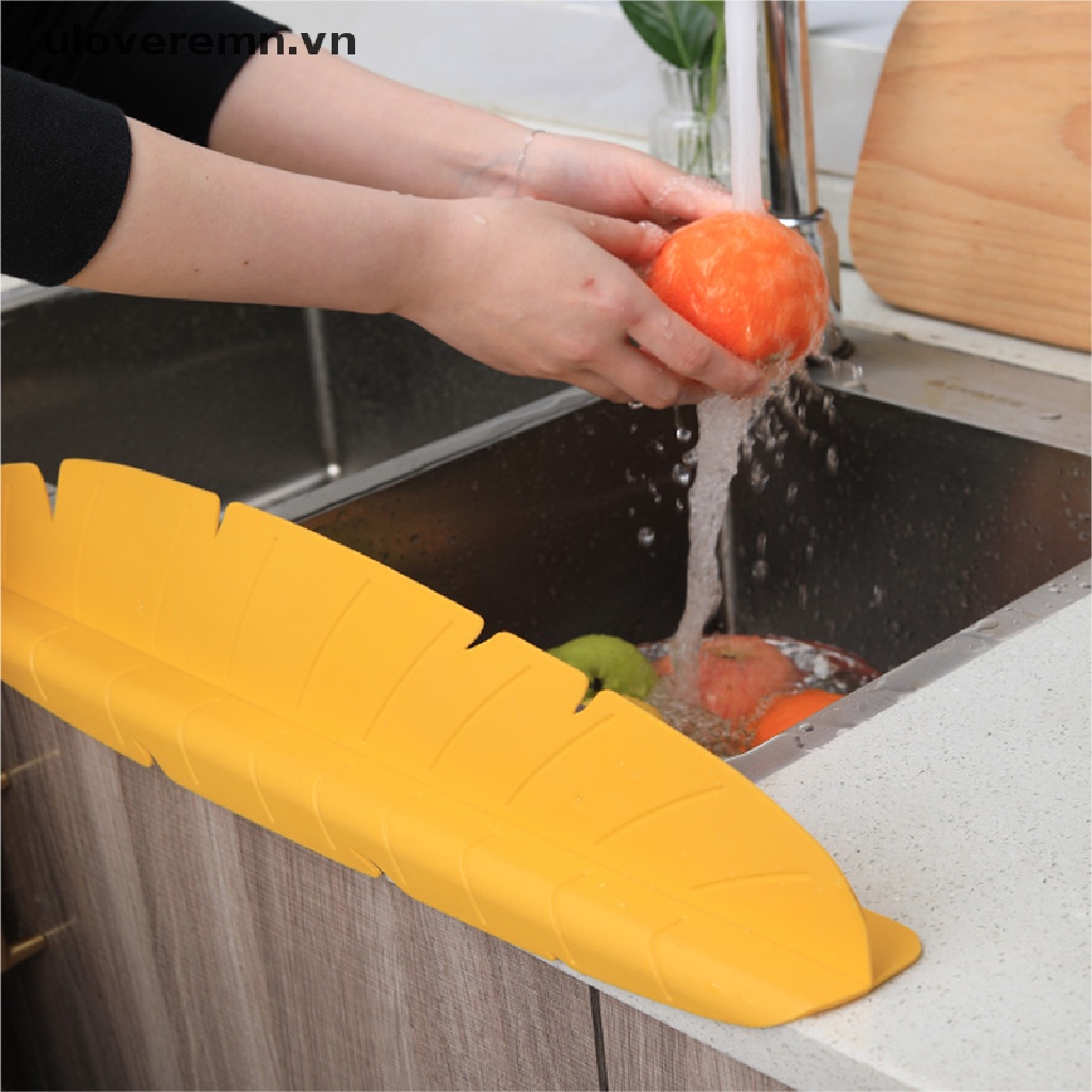 Tấm Silicon Mềm Chắn Bồn Rửa Chén Chống Bắn Nước / Dầu / Bắn Tiện Dụng Cho Nhà Bếp