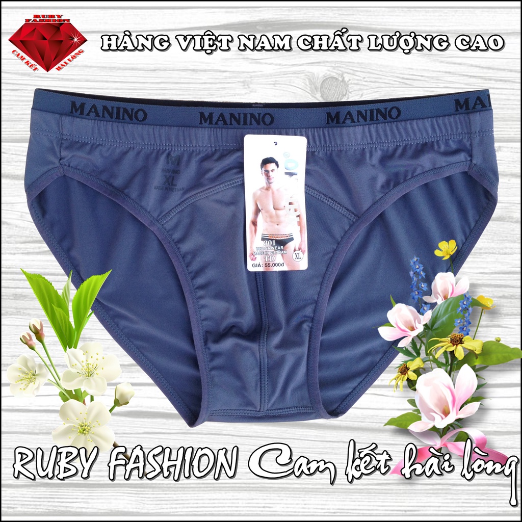 Bộ 5 Quần sịp nam, quần lót nam Manino thun lạnh - Hàng Việt nam chất lượng cao