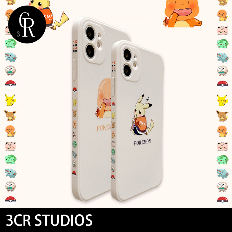 POKÉMON Hoạt Hình Ốp Điện Thoại Tpu Silicon Mềm Hình Pikachu Cho Iphone 12 Pro Max 11 Pro Max 12 7 8 Plus Se 2020 X Xs Max Xr