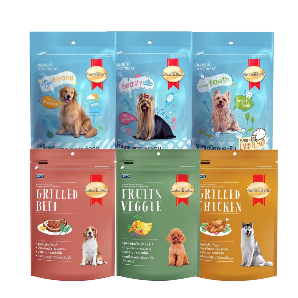 Bánh thưởng Smartheart chăm sóc răng miệng cho chó - 100gr