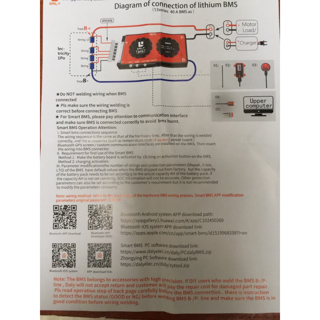 Mạch bảo vệ pin lithium  LifePO4 8S 24V 15A 20A 30A 40A