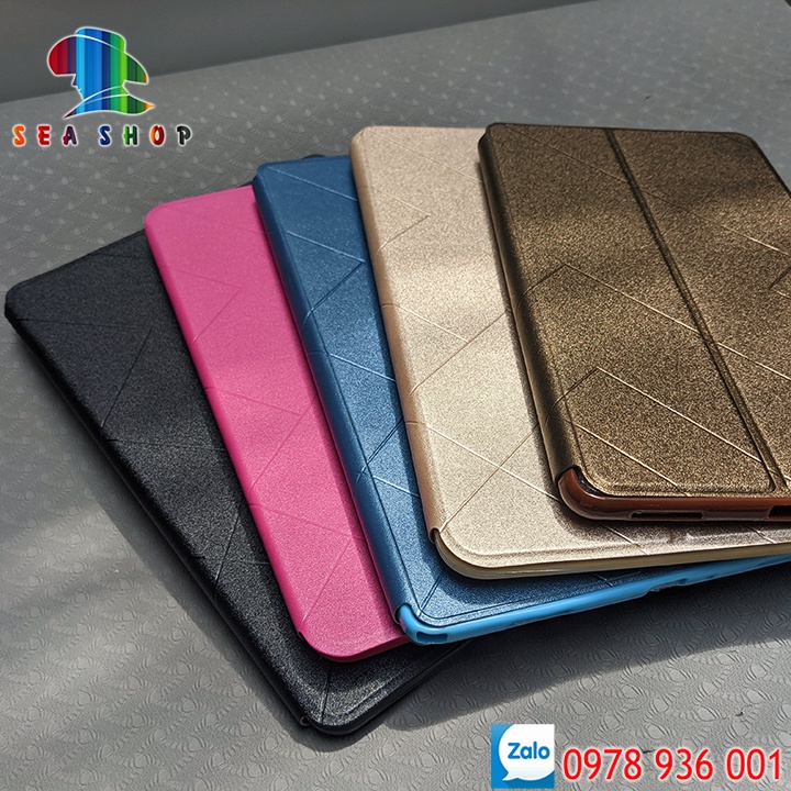 Bao da SamSung Tab A7 Lite T225 -Thiết kế mỏng nhẹ trẻ trung có ngăn cài thẻ- Nắp gập 2 mặt-Sản phẩm đến từ hiệu Lishen