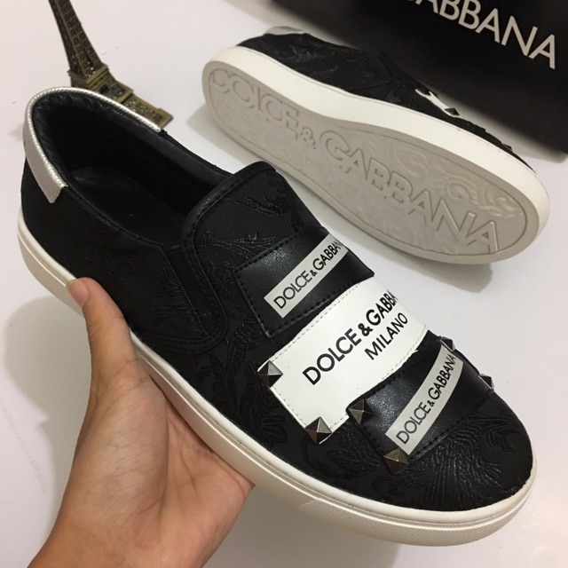 Giày Slipon Dolce Gabbana tag mặc chất -Ảnh thật