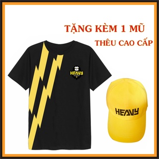 Áo free fire màu đen in 3d đội tuyển heavy