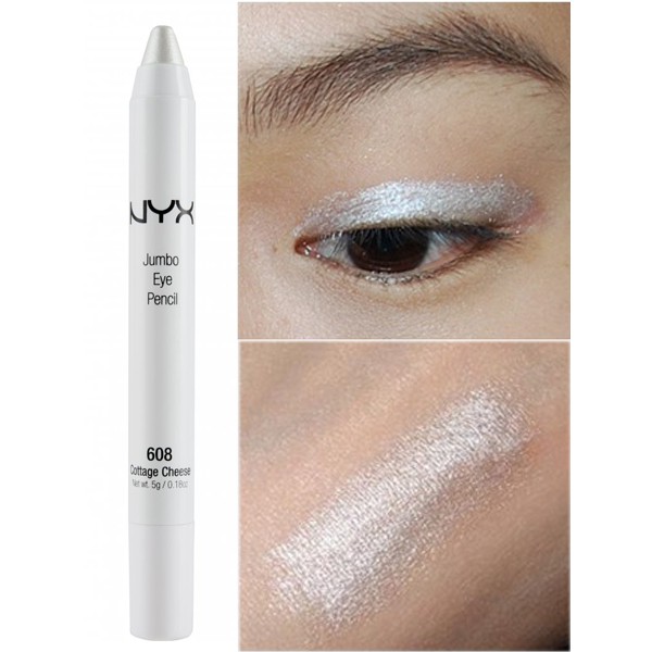 Chì màu mắt NYX Jumbo eye pencil màu trắng, ghi nhũ, trắng nhũ, ghi đen, nâu đen