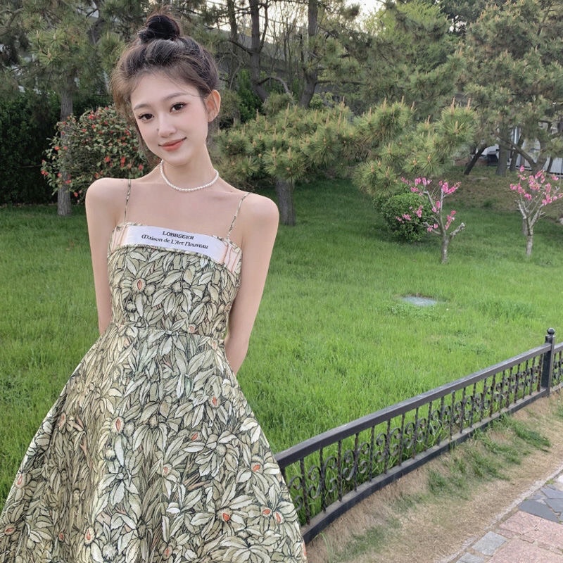 ĐẦM HAI DÂY IN HÌNH CON CÁO