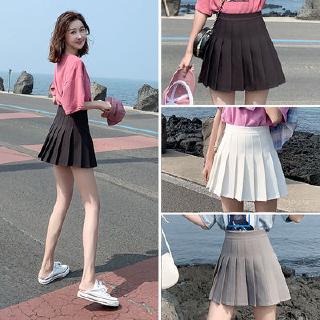chân váy xếp ly nhỏ