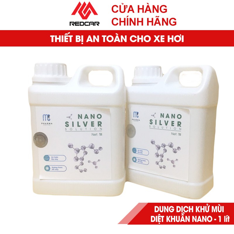 Dung Dịch Khử Mùi Ô Tô, Văn Phòng Nano Bạc Hà Dùng Cho Máy Khử Mùi Diệt Khuẩn Dung Tích 1 Lít