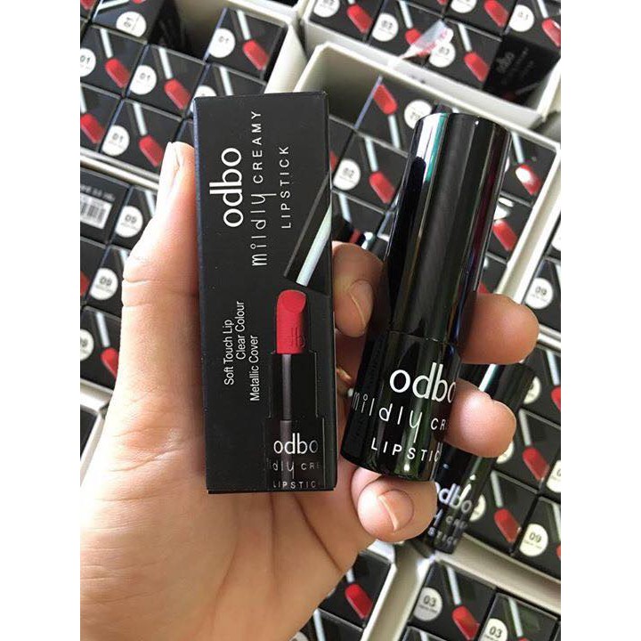 Son thỏi Odbo Mildly Creamy Lipstick Thái Lan 3,5g