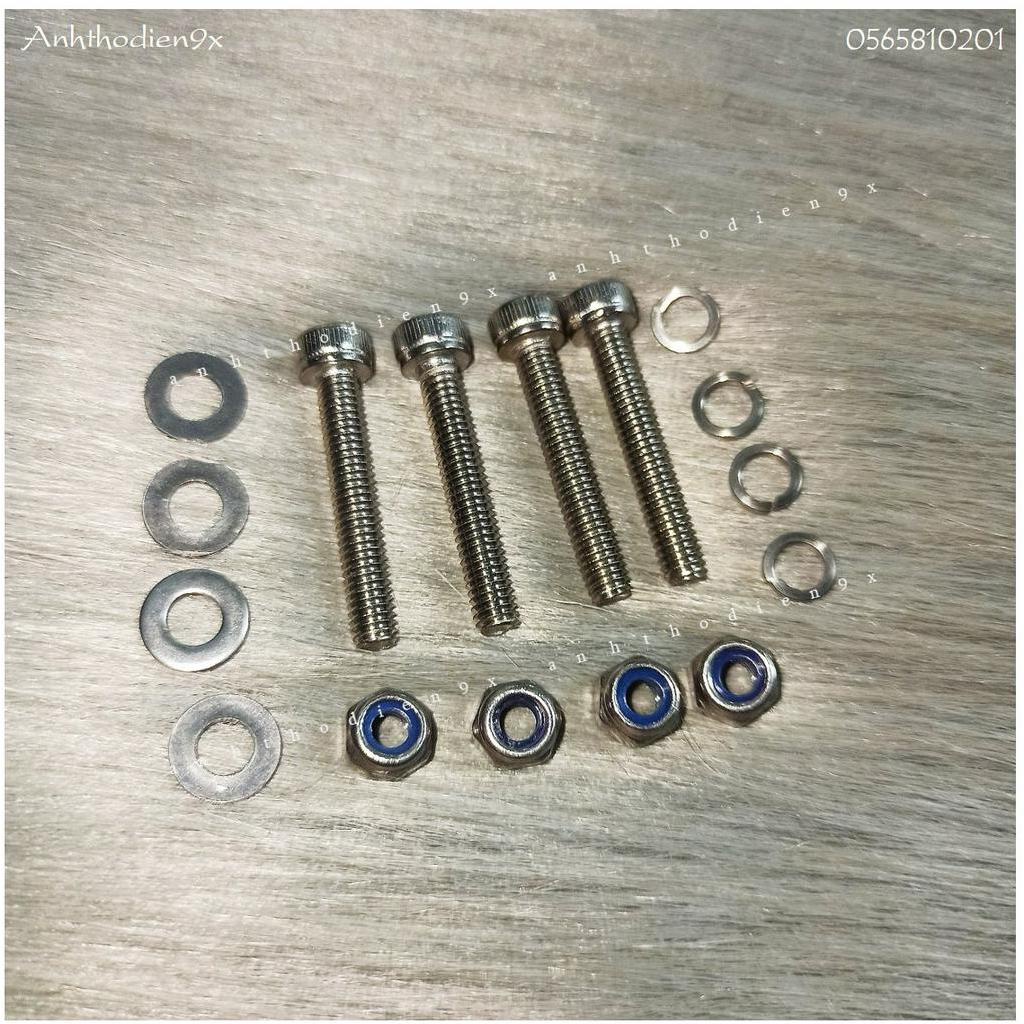 Bộ 4 Ốc Bắt Biled 3in Vào Pát