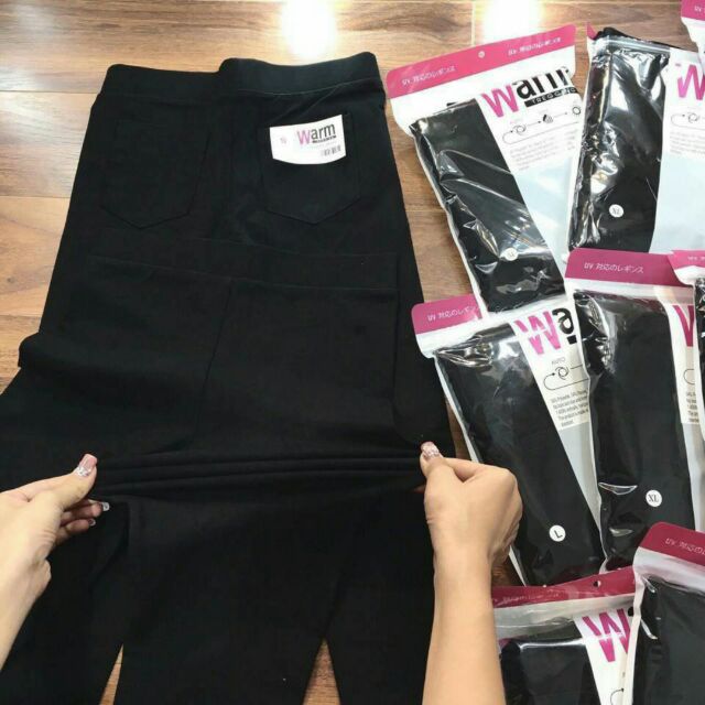 Quần legging WARM loại 1 túi zip hồng | BigBuy360 - bigbuy360.vn