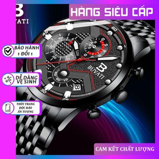 [HÀNG CAO CẤP] Đồng Hồ Nam BUVATI - Thiết Kế Đậm Chất Anh Quốc - Máy Nhật Siêu Bền - Kính Chống Xước