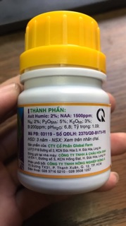 Phân bón VK HuMat cho hoa Lan