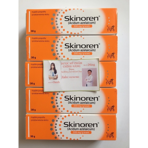 Kem Skinoren Cho Da Mụn Mờ Thâm Acid Azelaic 20%