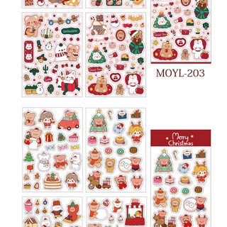 Sticker giang sinh dễ thương - quà giáng sinh