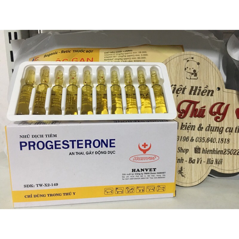 An th.ai cho v.ật n.uôi-Progesterone-ố.ng 2ml