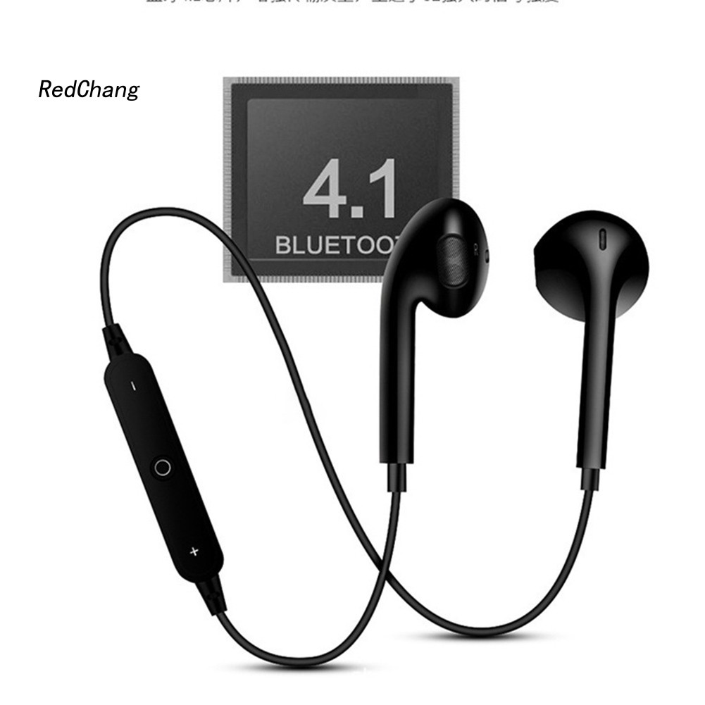 Tai Nghe Nhét Tai Bluetooth Thể Thao Chống Mồ Hôi Màu Đỏ