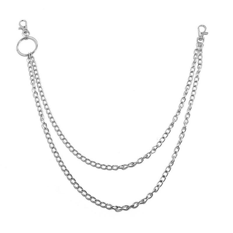 Dây Xích Gắn Ví Đeo Thắt Lưng Bằng Kim Loại Phong Cách Punk Rock Hiphop Dành Cho Nam Nữ